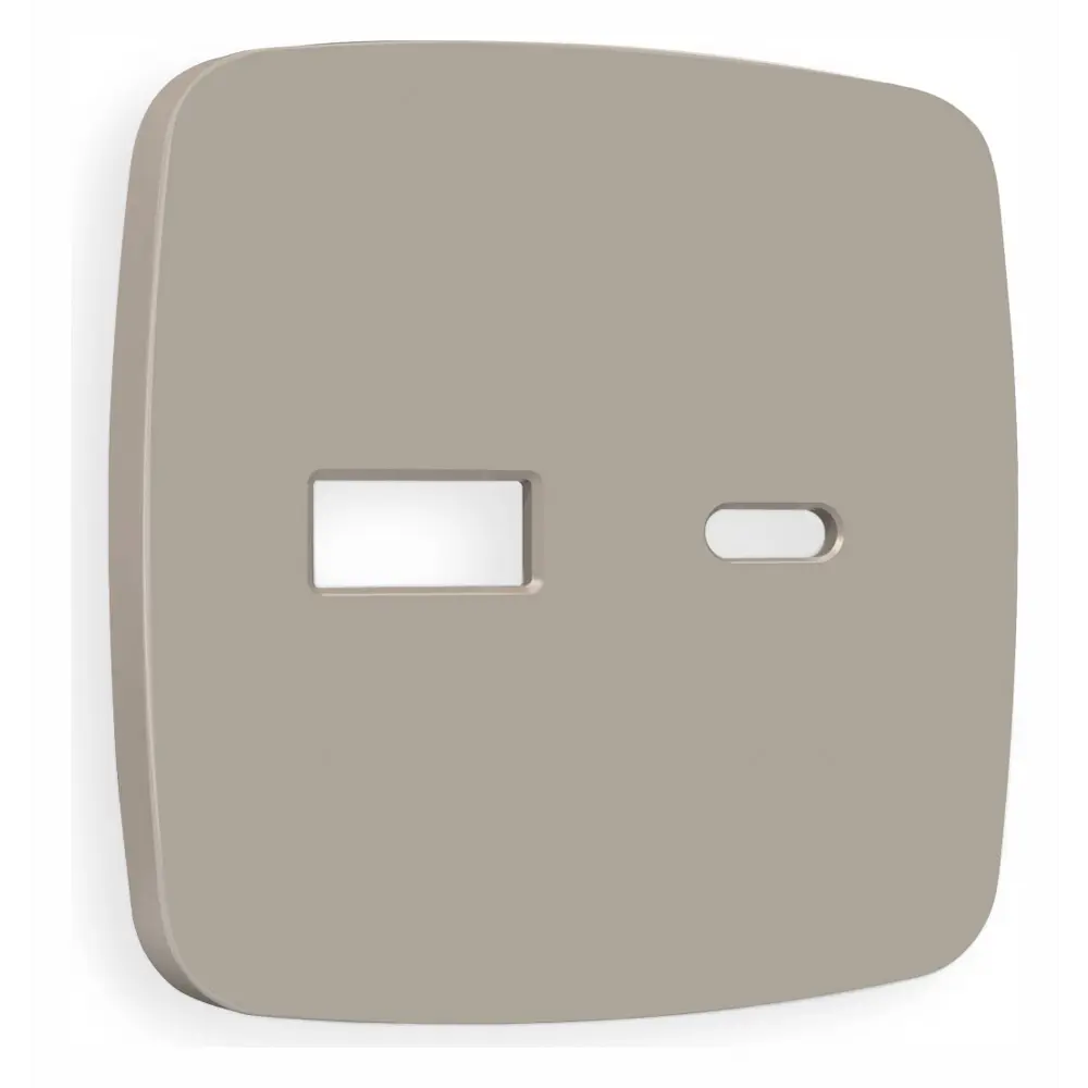 Фото Накладка для розетки 2USB A+C Ambrella volt Omega OP3710 цвет серо-бежевый матовый Фото Накладка для розетки 2USB A+C Ambrella volt Omega OP3710 цвет серо-бежевый матовый
