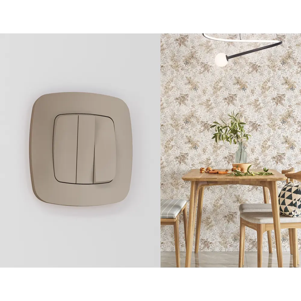 Фото 3 Рамка для розеток и выключателей Ambrella volt Omega Ecta OF140365 5 постов цвет серо-бежевый матовый Фото 3 Рамка для розеток и выключателей Ambrella volt Omega Ecta OF140365 5 постов цвет серо-бежевый матовый