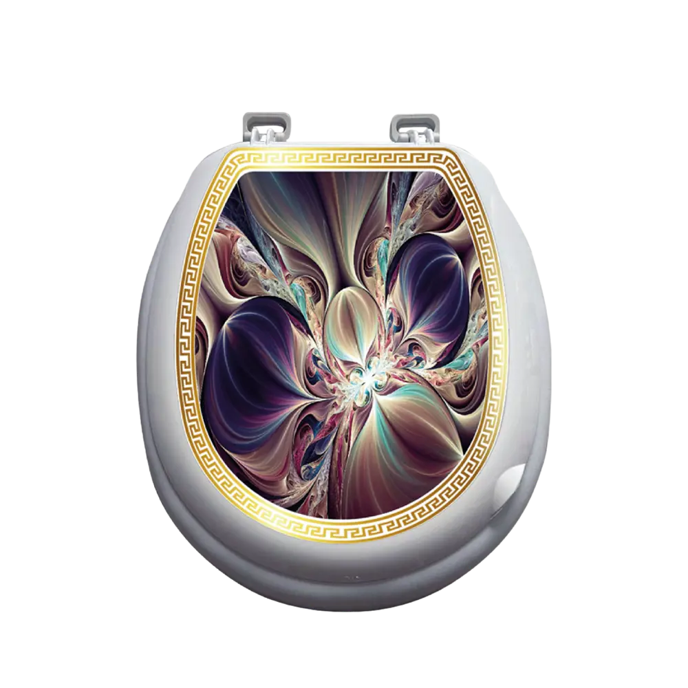 Фото 3 Сиденье для унитаза KUKER мягкое с рисунком 11 универсальный крепеж Фото 3 Сиденье для унитаза KUKER мягкое с рисунком 11 универсальный крепеж