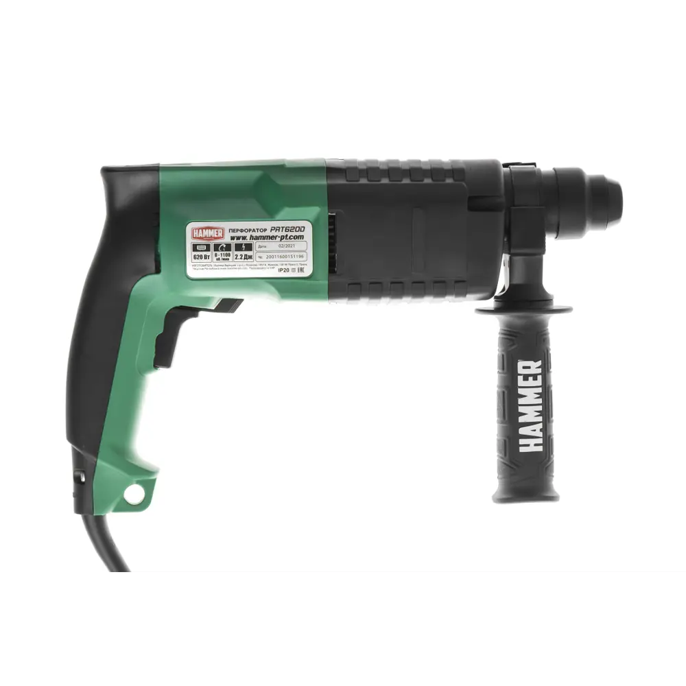 Фото 5 Перфоратор сетевой SDS Plus Hammer PRT620D 722655, 620 Вт, 2.2 Дж Фото 5 Перфоратор сетевой SDS Plus Hammer PRT620D 722655, 620 Вт, 2.2 Дж