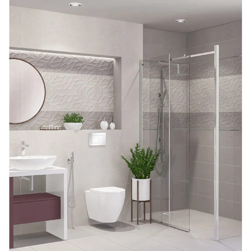 Фото Плитка Eletto ceramica 506141102 24.2x70см 1.02 м² цвет серый, цена за упаковку Фото Плитка Eletto ceramica 506141102 24.2x70см 1.02 м² цвет серый, цена за упаковку
