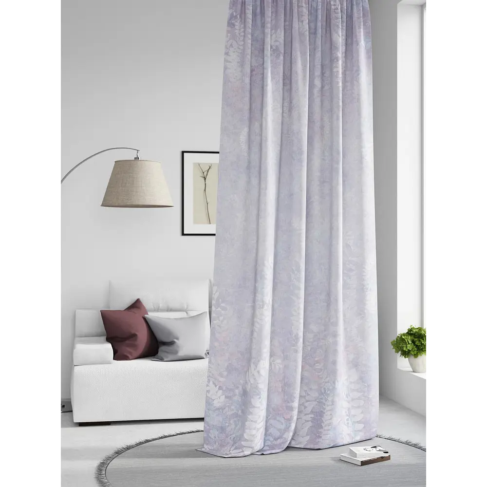 Фото Штора на шторной ленте Comfy Way Нилсти - 172 CW593172-260, 260x150 см, цвет светло-серый Фото Штора на шторной ленте Comfy Way Нилсти - 172 CW593172-260, 260x150 см, цвет светло-серый