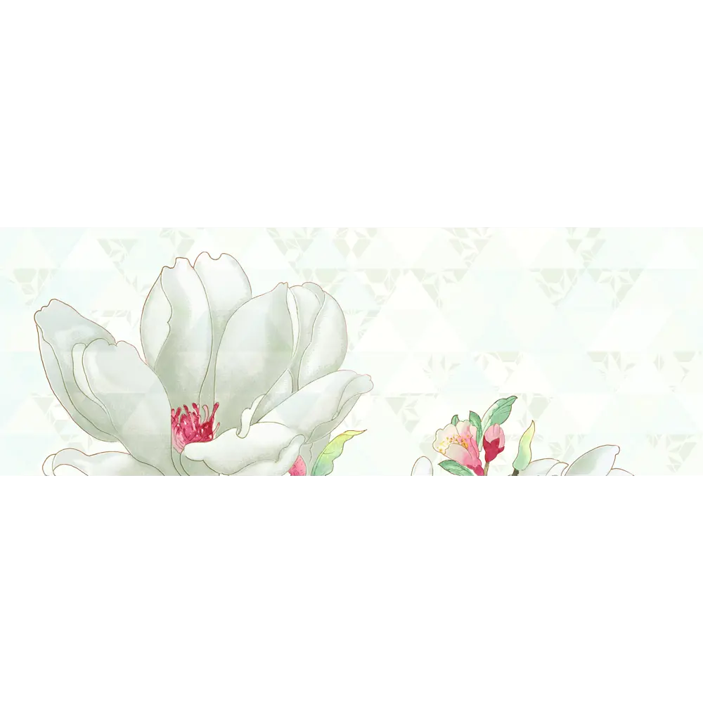 Фото 3 Панно Kerlife Primavera Magnolia Bianco глазурованная 70.90x75.30см Фото 3 Панно Kerlife Primavera Magnolia Bianco глазурованная 70.90x75.30см