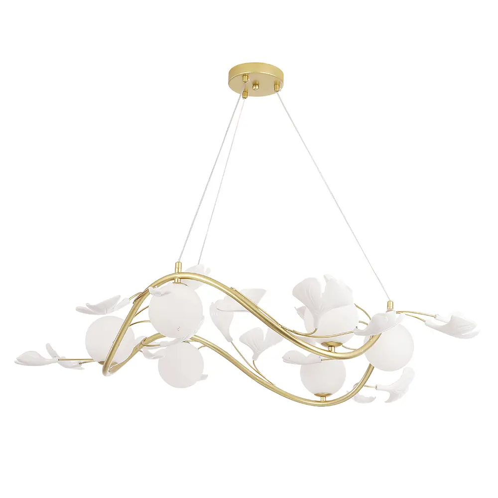 Фото Люстра подвесная Crystal lux Colibri Cu_0141_306 6 ламп 11 м² цвет золото Фото Люстра подвесная Crystal lux Colibri Cu_0141_306 6 ламп 11 м² цвет золото