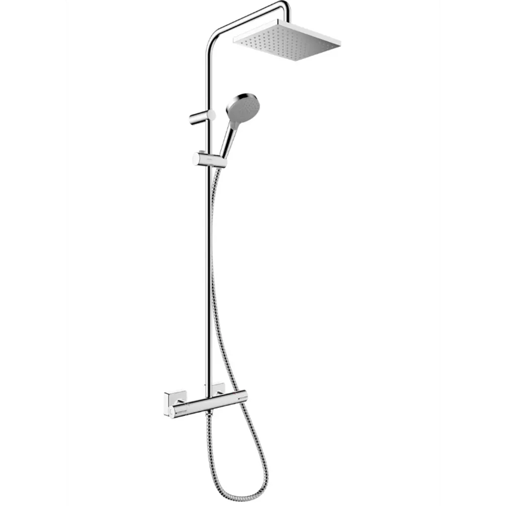 Фото Душевая система Green Hansgrohe Vernis Shape 26319000 Фото Душевая система Green Hansgrohe Vernis Shape 26319000