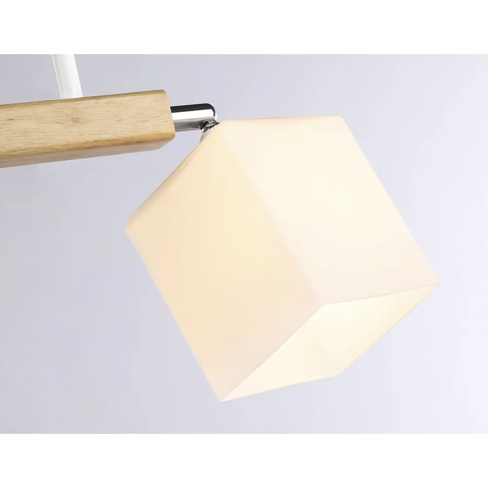 Фото 5 Светильник подвесной AMBRELLA LIGHT TR9511 2 лампы 9 м² цвет хром/белый