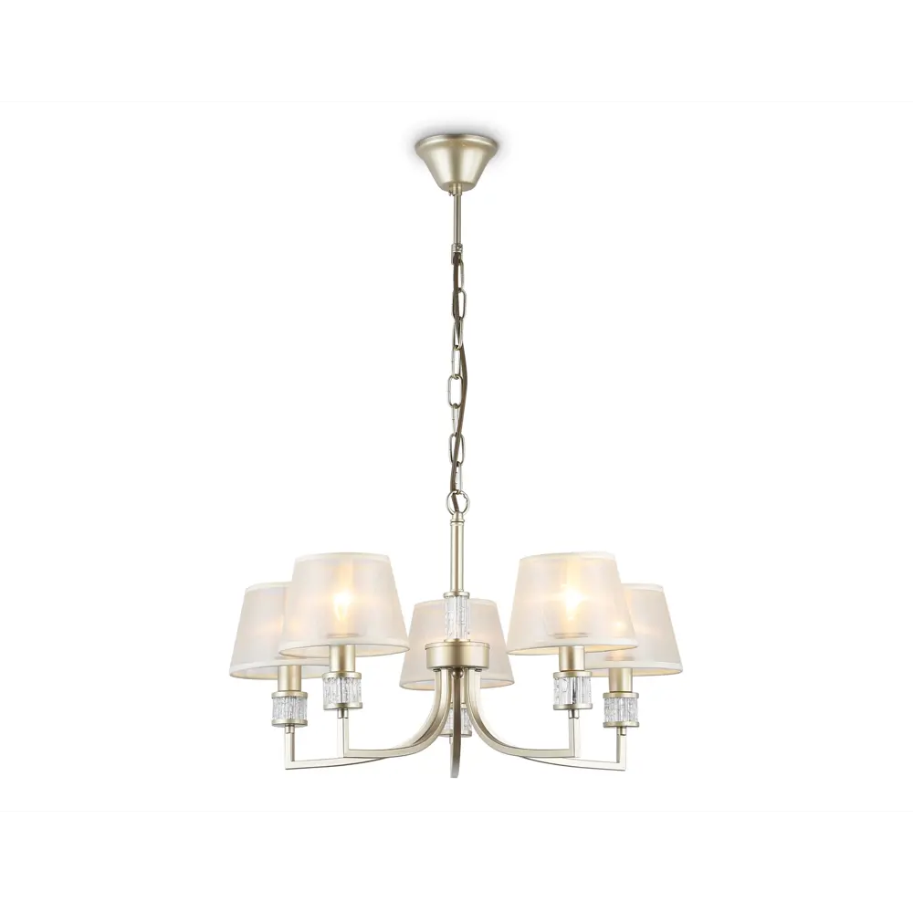Фото 2 Люстра подвесная Ambrella light High light Lh71214 5 ламп 20 м² цвет золото Фото 2 Люстра подвесная Ambrella light High light Lh71214 5 ламп 20 м² цвет золото