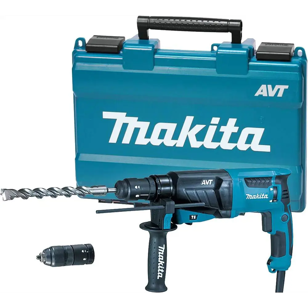 Фото Перфоратор сетевой SDS-plus Makita HR2631FT, 800 Вт, 2.7 Дж Фото Перфоратор сетевой SDS-plus Makita HR2631FT, 800 Вт, 2.7 Дж