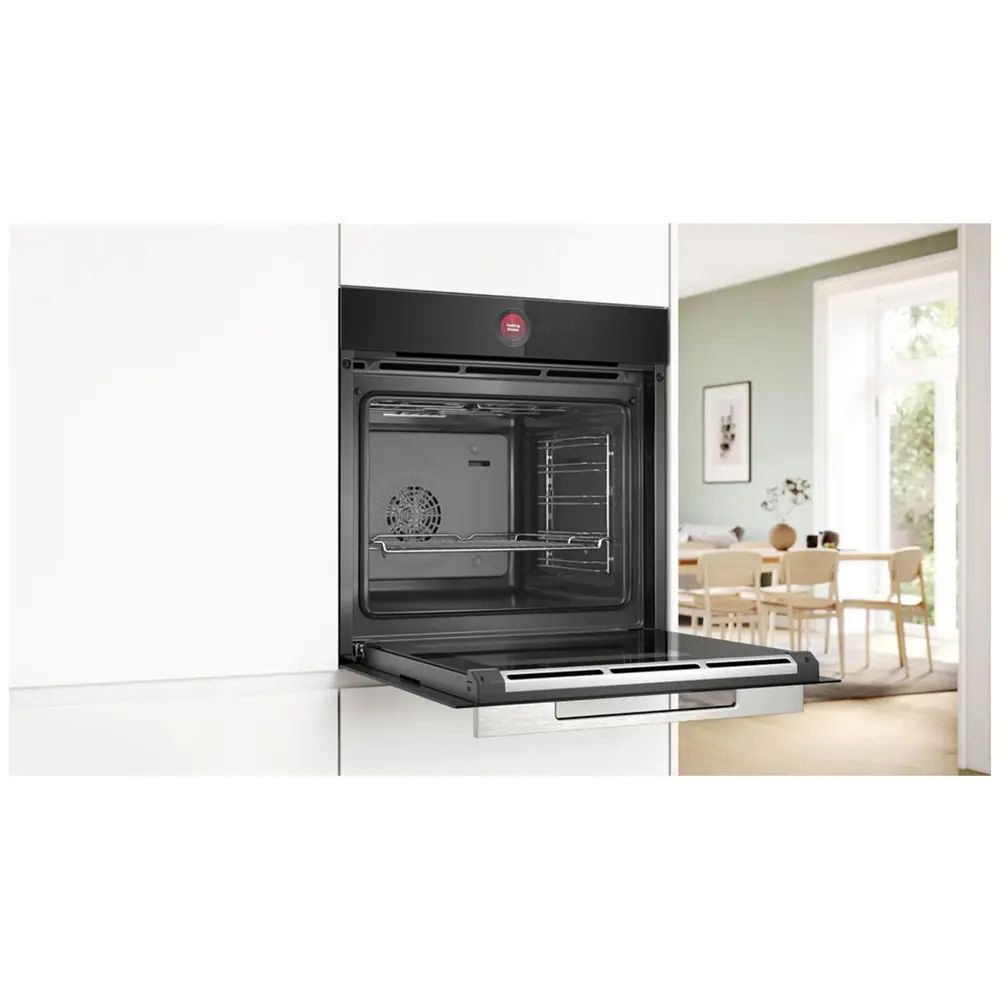 Фото 4 Встраиваемый духовой шкаф Bosch Hbg7341B1 59.40x59.50x56.80 см цвет черный Фото 4 Встраиваемый духовой шкаф Bosch Hbg7341B1 59.40x59.50x56.80 см цвет черный