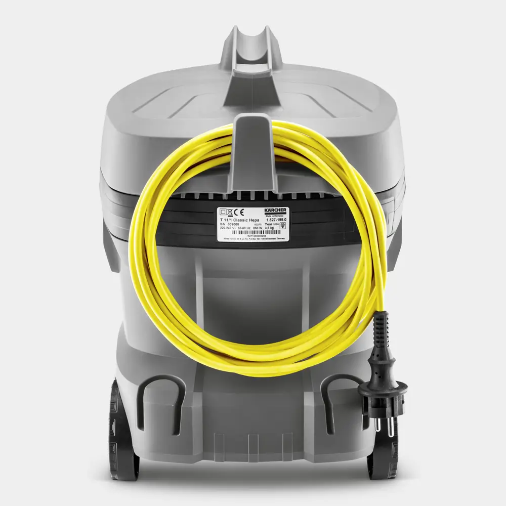 Фото 2 Пылесос портативный Karcher T 11/1 Classic EU, 850 Вт, 11 л Фото 2 Пылесос портативный Karcher T 11/1 Classic EU, 850 Вт, 11 л