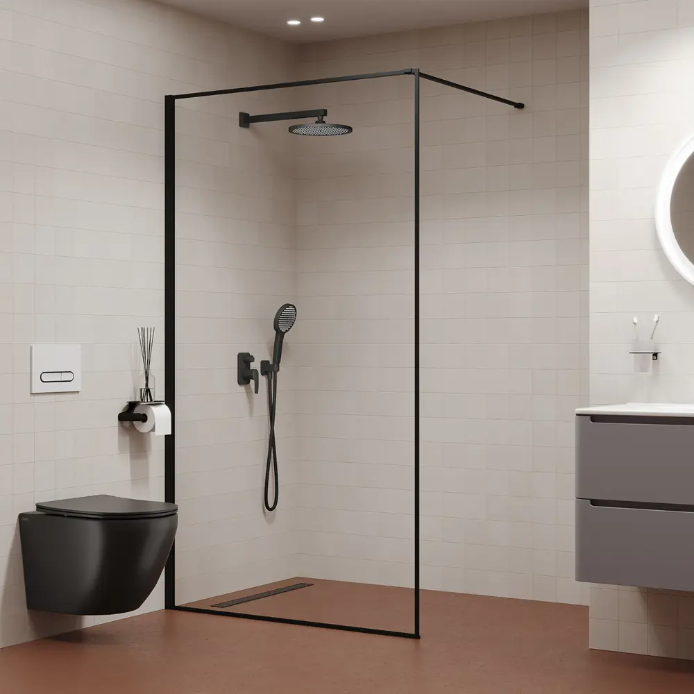 Фото 2 Душевая стойка Iddis Optima home ophbl02i67 встраиваемая 5 режимная цвет черный матовый Фото 2 Душевая стойка Iddis Optima home ophbl02i67 встраиваемая 5 режимная цвет черный матовый