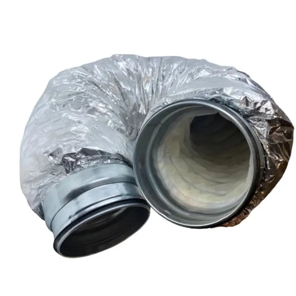 Фото 7 Шумоглушитель гибкий DEC International Connectdec T1-NONWOVEN D160 мм 1 м алюминий Фото 7 Шумоглушитель гибкий DEC International Connectdec T1-NONWOVEN D160 мм 1 м алюминий