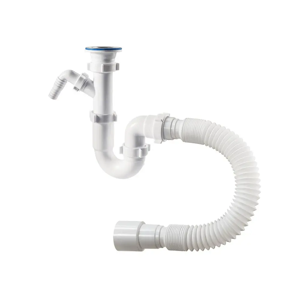 Фото Сифон для раковины Orio S-41059 D40 мм белый