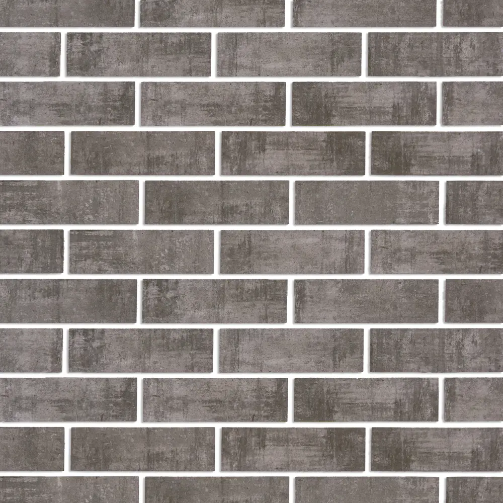 Фото Клинкерная плитка BERYOZA CERAMICA Brick Wall Серый 250x75 мм для фасада и интерьера Фото Клинкерная плитка BERYOZA CERAMICA Brick Wall Серый 250x75 мм для фасада и интерьера