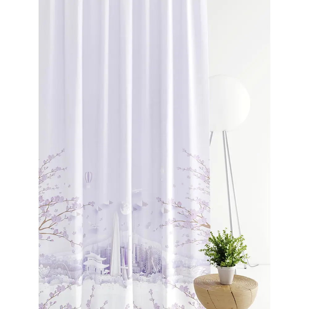 Фото 4 Штора на шторной ленте Comfy Way Линсти - 240 CW592240-270, 270x150 см, цвет белый Фото 4 Штора на шторной ленте Comfy Way Линсти - 240 CW592240-270, 270x150 см, цвет белый