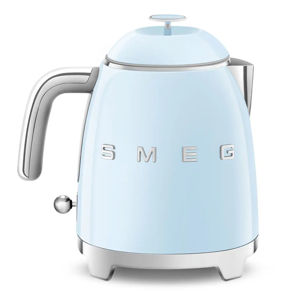 Фото 7 Электрический чайник Smeg Klf05pbeu 0.8 л нержавеющая сталь цвет голубой Фото 7 Электрический чайник Smeg Klf05pbeu 0.8 л нержавеющая сталь цвет голубой