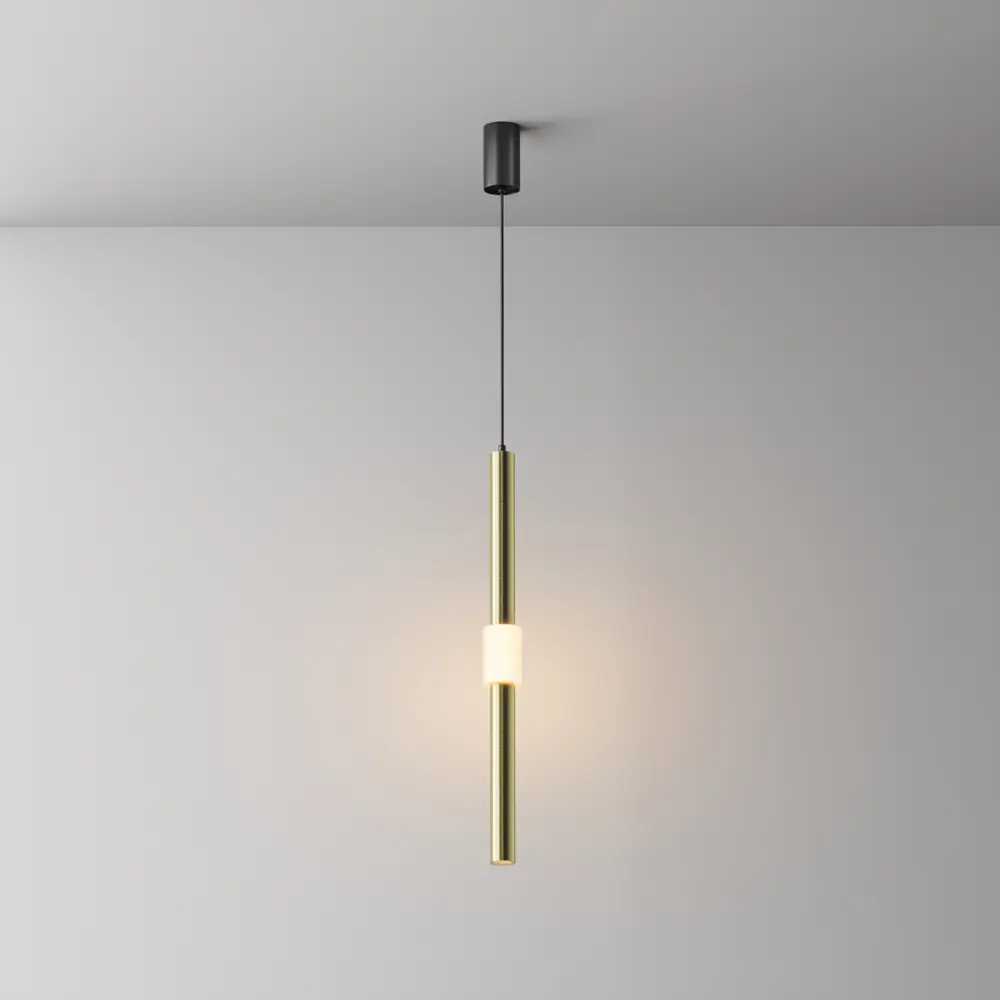 Фото 3 Светильник подвесной светодиодный Maytoni Jelly P105pl-12w3k-bs 5 м² теплый белый (желтый) свет цвет латунь Фото 3 Светильник подвесной светодиодный Maytoni Jelly P105pl-12w3k-bs 5 м² теплый белый (желтый) свет цвет латунь