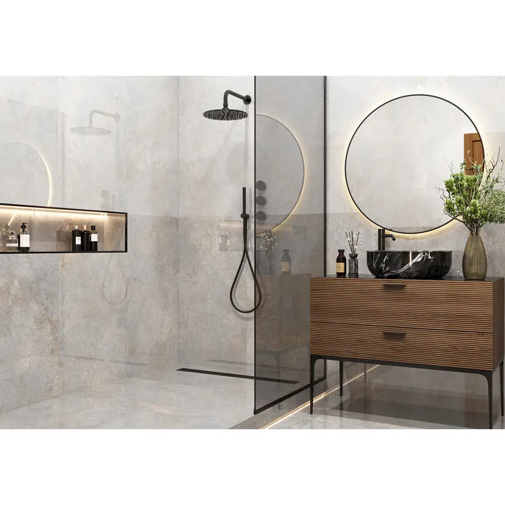 Фото 3 Керамогранит New trend Fenomen 60120FEM55P 60x120см цвет серый Фото 3 Керамогранит New trend Fenomen 60120FEM55P 60x120см цвет серый