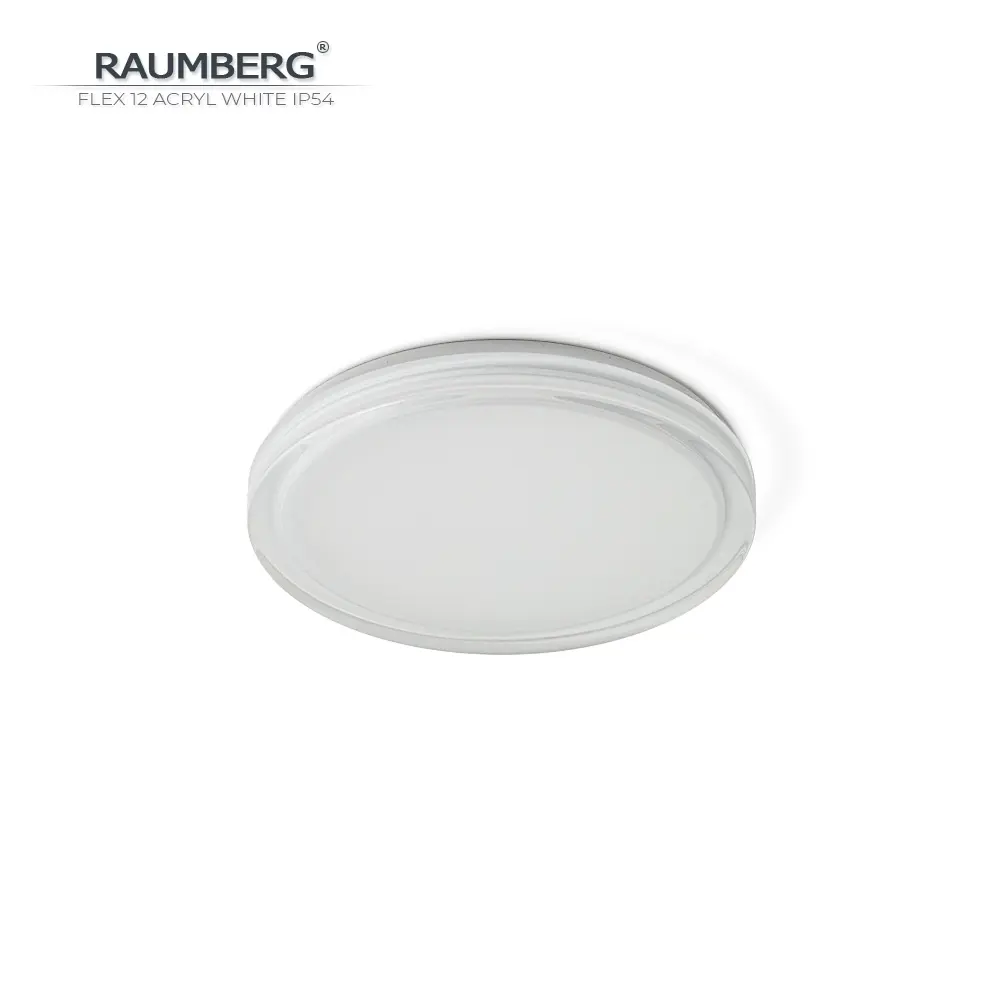 Фото 2 Светильник точечный встраиваемый светодиодный влагозащищенный Raumberg Flex 12 acryl IP54 под отверстие 65 мм 12 Вт теплый белый (желтый) свет цвет белый Фото 2 Светильник точечный встраиваемый светодиодный влагозащищенный Raumberg Flex 12 acryl IP54 под отверстие 65 мм 12 Вт теплый белый (желтый) свет цвет белый