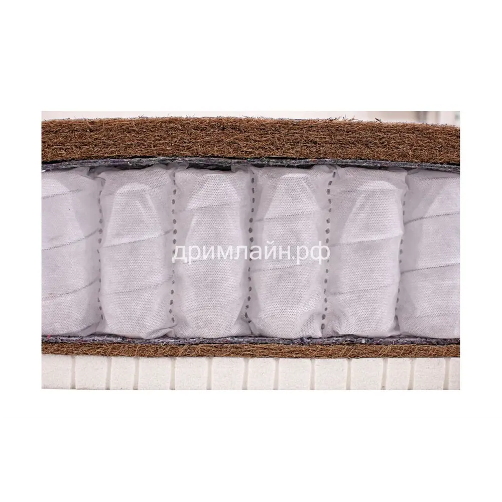 Фото 12 Матрас Dreamline SleepDream Hard TFK 65x190, детский, кокосовый Фото 12 Матрас Dreamline SleepDream Hard TFK 65x190, детский, кокосовый