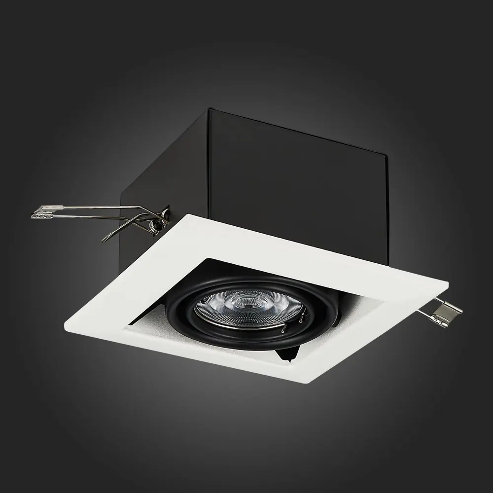 Фото 7 Светильник точечный встраиваемый ST LUCE ST250.548.01 HEMI под отверстие 130 мм 3 м² цвет белый Фото 7 Светильник точечный встраиваемый ST LUCE ST250.548.01 HEMI под отверстие 130 мм 3 м² цвет белый