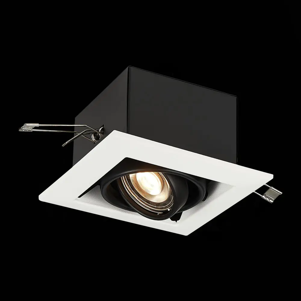 Фото 2 Светильник точечный встраиваемый ST LUCE ST250.548.01 HEMI под отверстие 130 мм 3 м² цвет белый Фото 2 Светильник точечный встраиваемый ST LUCE ST250.548.01 HEMI под отверстие 130 мм 3 м² цвет белый
