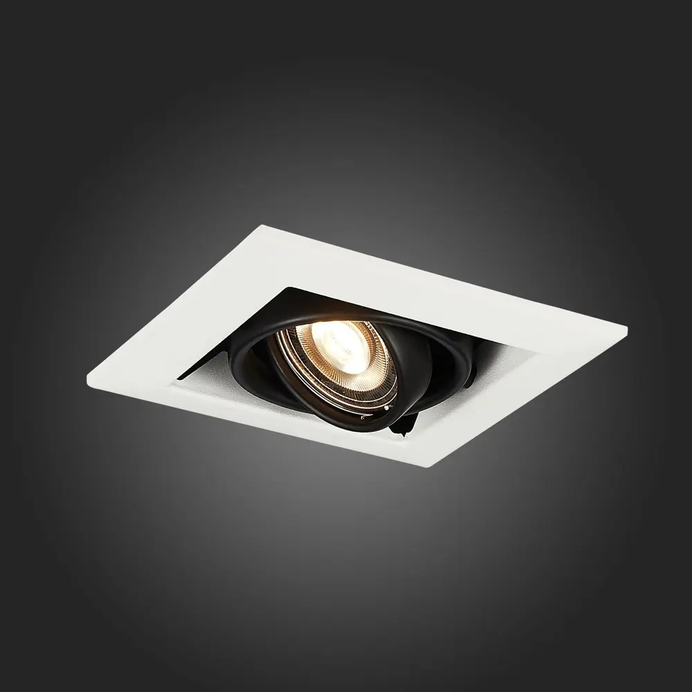 Фото 15 Светильник точечный встраиваемый ST LUCE ST250.548.01 HEMI под отверстие 130 мм 3 м² цвет белый Фото 15 Светильник точечный встраиваемый ST LUCE ST250.548.01 HEMI под отверстие 130 мм 3 м² цвет белый