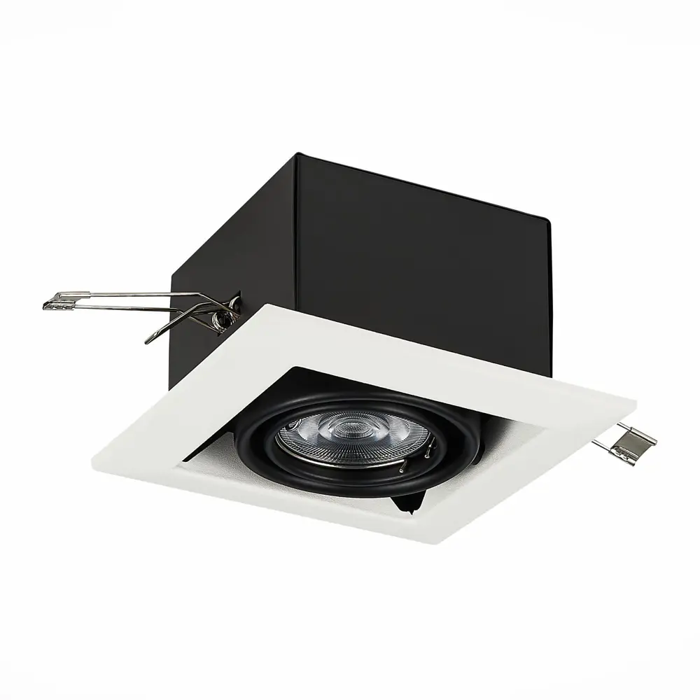 Фото 8 Светильник точечный встраиваемый ST LUCE ST250.548.01 HEMI под отверстие 130 мм 3 м² цвет белый Фото 8 Светильник точечный встраиваемый ST LUCE ST250.548.01 HEMI под отверстие 130 мм 3 м² цвет белый