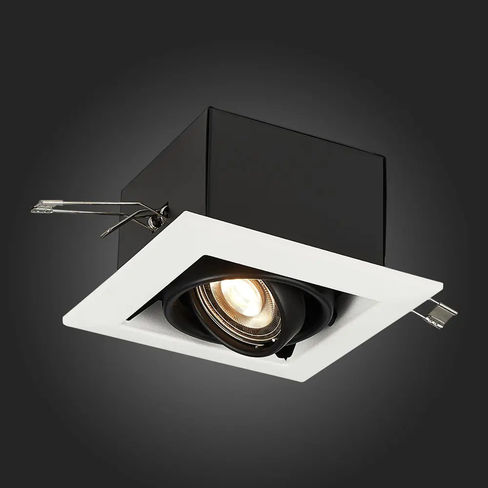 Фото 4 Светильник точечный встраиваемый ST LUCE ST250.548.01 HEMI под отверстие 130 мм 3 м² цвет белый Фото 4 Светильник точечный встраиваемый ST LUCE ST250.548.01 HEMI под отверстие 130 мм 3 м² цвет белый