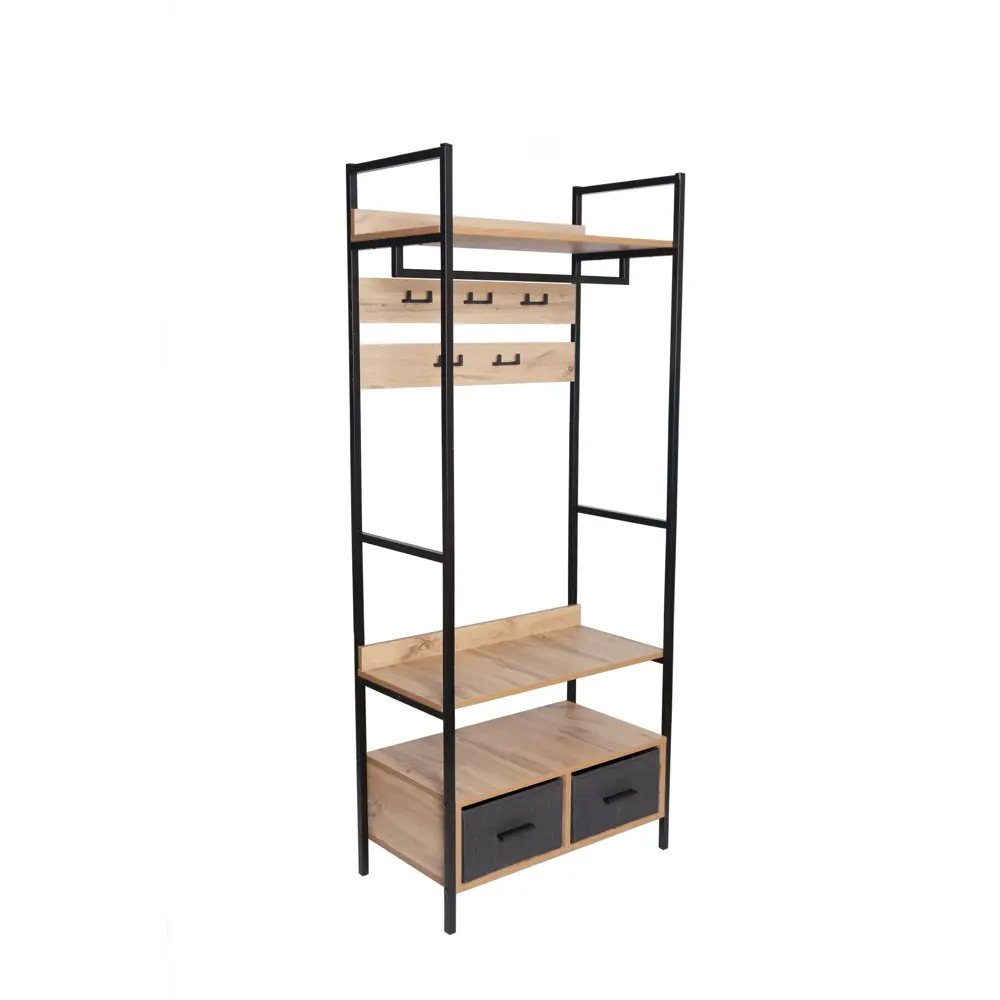 Фото 13 Гардероб Letta Frame Lite №2 75.2x180.8x40.8 см цвет дуб вотан Фото 13 Гардероб Letta Frame Lite №2 75.2x180.8x40.8 см цвет дуб вотан