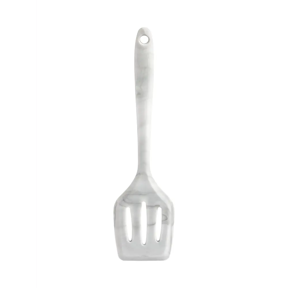 Фото Лопатка кухонная Denastia малая мрамор силикон 1.6 см цвет серый Фото Лопатка кухонная Denastia малая мрамор силикон 1.6 см цвет серый