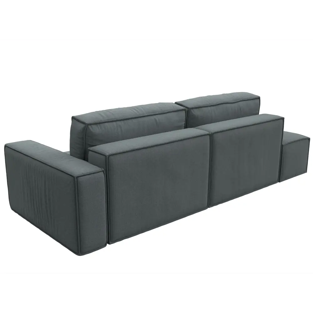 Фото 5 Диван прямой Прага Модерн подлокотник справа Лига диванов 124367 280x90x118 см рогожка цвет амур 07 серый Фото 5 Диван прямой Прага Модерн подлокотник справа Лига диванов 124367 280x90x118 см рогожка цвет амур 07 серый