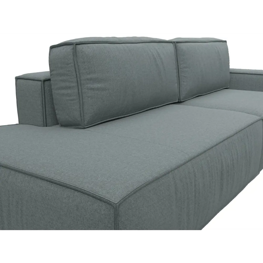 Фото 3 Диван прямой Прага Модерн подлокотник справа Лига диванов 124367 280x90x118 см рогожка цвет амур 07 серый Фото 3 Диван прямой Прага Модерн подлокотник справа Лига диванов 124367 280x90x118 см рогожка цвет амур 07 серый