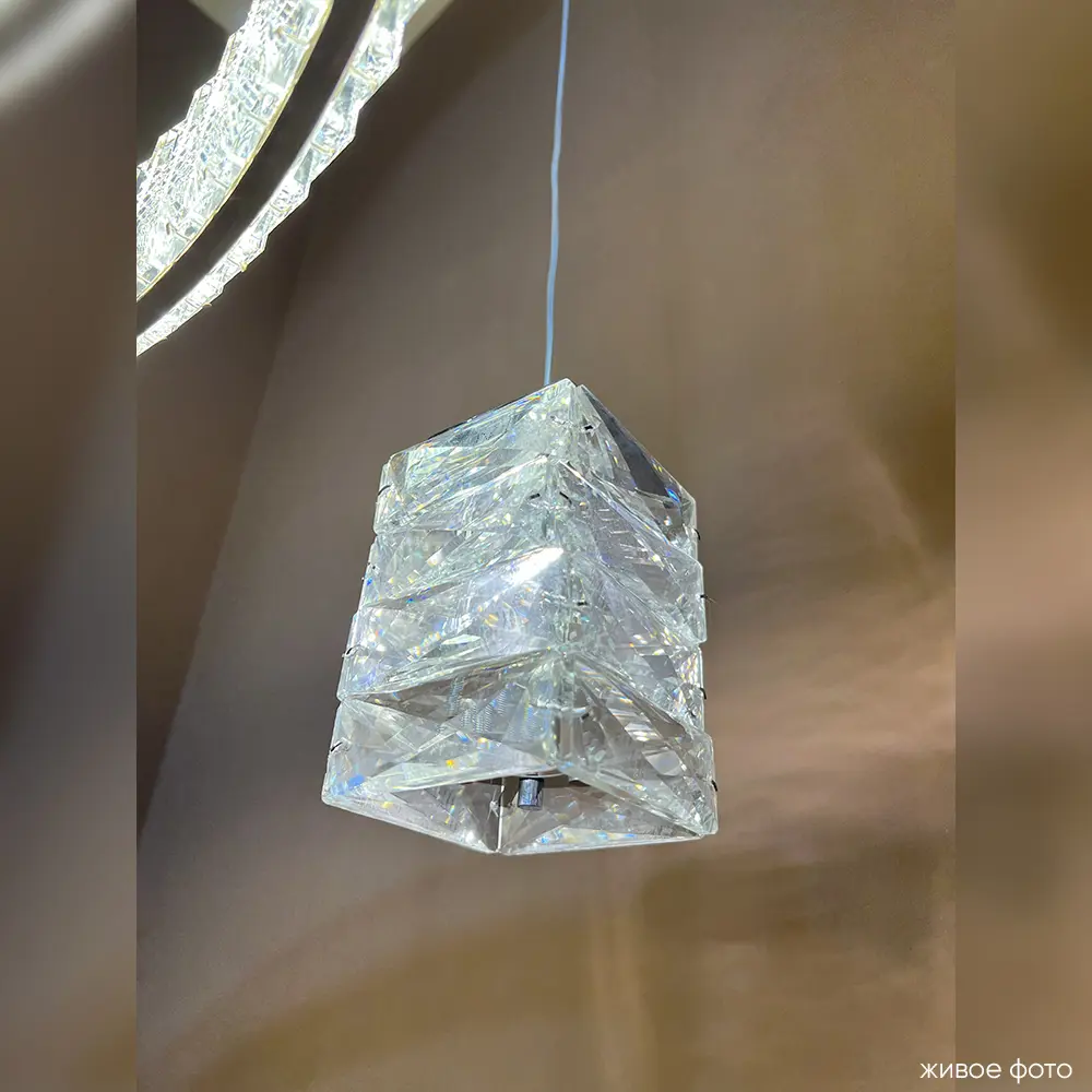 Фото 2 Светильник подвесной Crystal Lux 201_3620 1 лампа 2 м² цвет хром