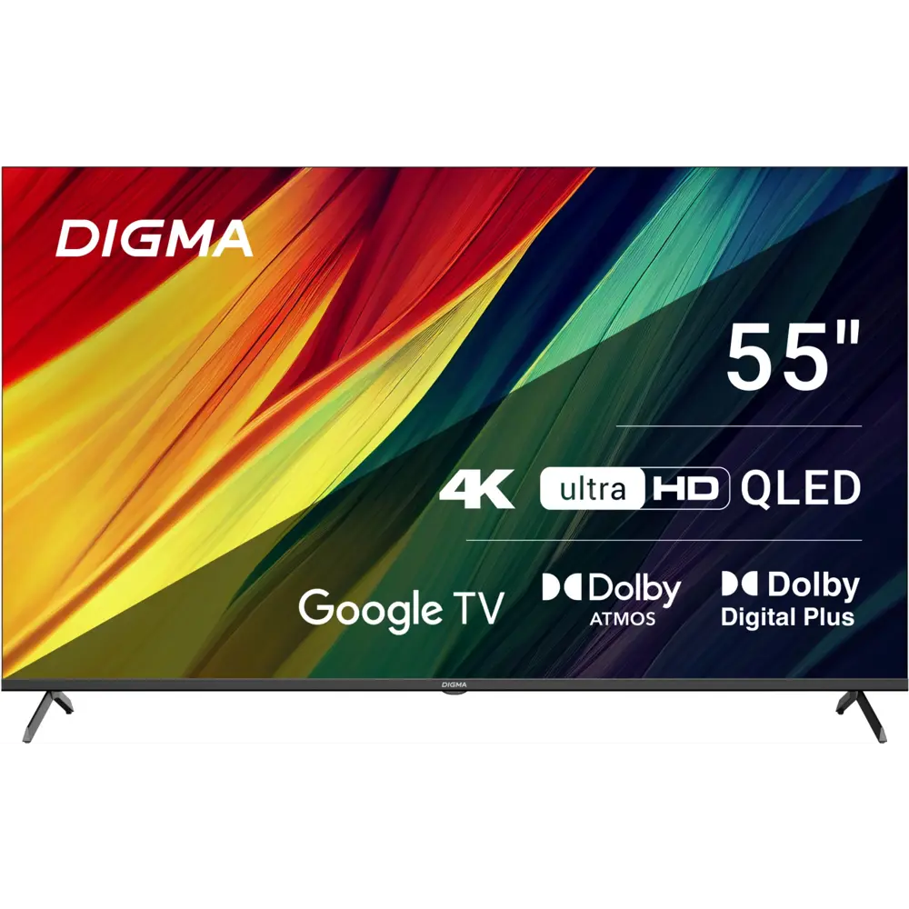 Фото Телевизор Digma DM-LED55UQB31 QLED 4K Ultra HD 55" 140 см цвет черный Фото Телевизор Digma DM-LED55UQB31 QLED 4K Ultra HD 55" 140 см цвет черный