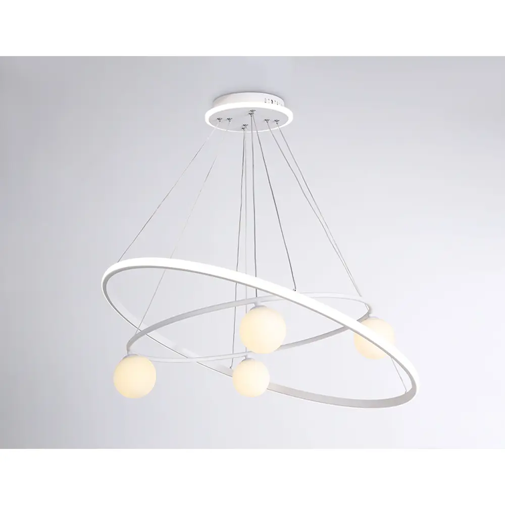 Фото 3 Светильник подвесной светодиодная Ambrella light Fl66326 с пультом управления 20 м² нейтральный белый свет цвет белый Фото 3 Светильник подвесной светодиодная Ambrella light Fl66326 с пультом управления 20 м² нейтральный белый свет цвет белый