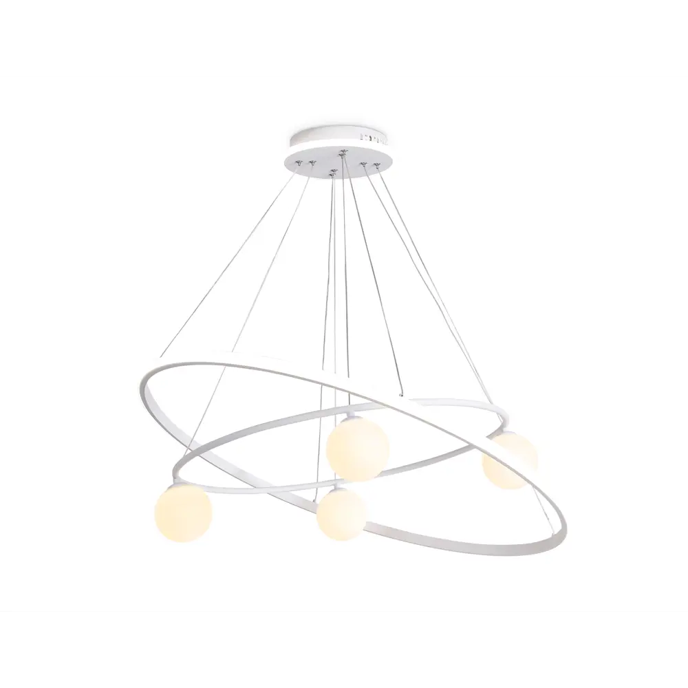 Фото 2 Светильник подвесной светодиодная Ambrella light Fl66326 с пультом управления 20 м² нейтральный белый свет цвет белый Фото 2 Светильник подвесной светодиодная Ambrella light Fl66326 с пультом управления 20 м² нейтральный белый свет цвет белый