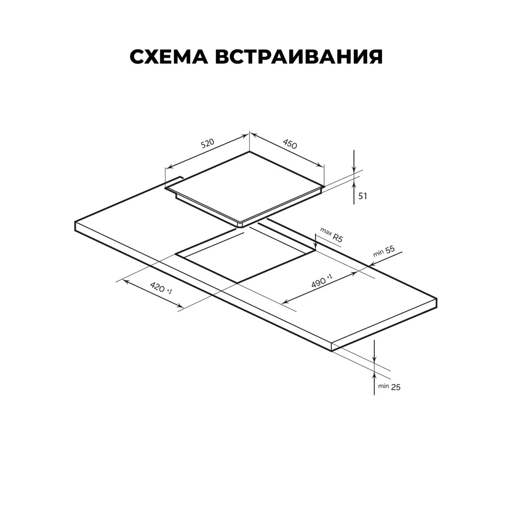 Фото 7 Электрическая варочная панель Lex EVH 431A BL 45 см 3 конфорки цвет черный