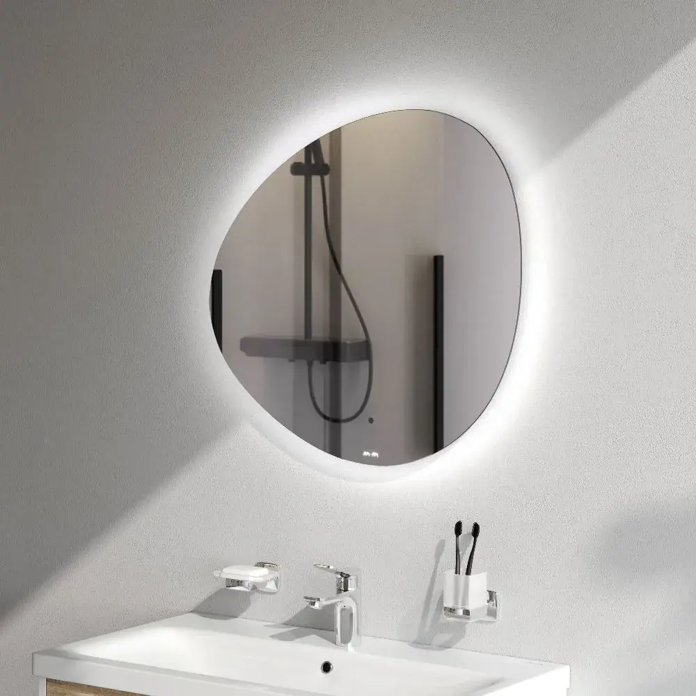 Фото 2 Зеркало для ванной Am.pm X-Joy 70 см LED-подсветка по периметру бесконтактный ИК-сенсор M85MOX50701WG Фото 2 Зеркало для ванной Am.pm X-Joy 70 см LED-подсветка по периметру бесконтактный ИК-сенсор M85MOX50701WG
