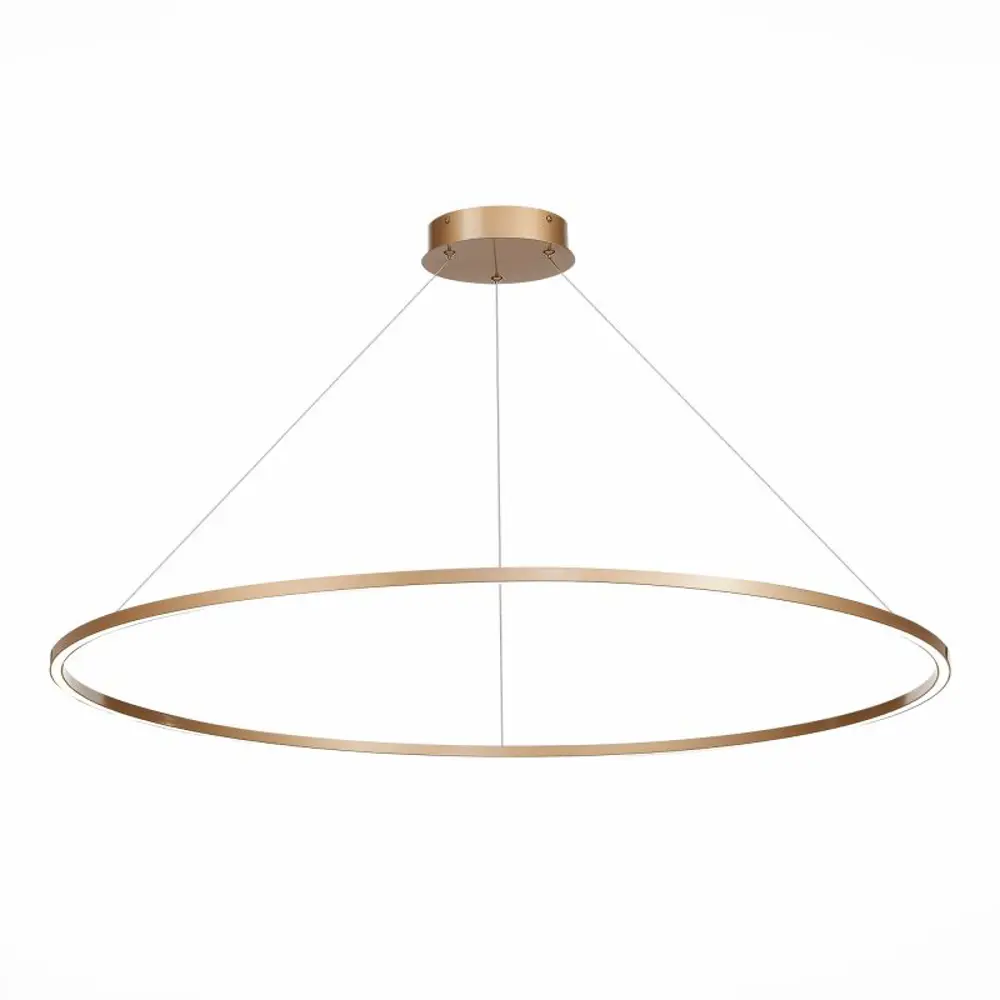 Фото Светильник подвесной светодиодный St luce Smart st605.203.57 20 м² регулируемый белый свет цвет жёлтый/золотой Фото Светильник подвесной светодиодный St luce Smart st605.203.57 20 м² регулируемый белый свет цвет жёлтый/золотой