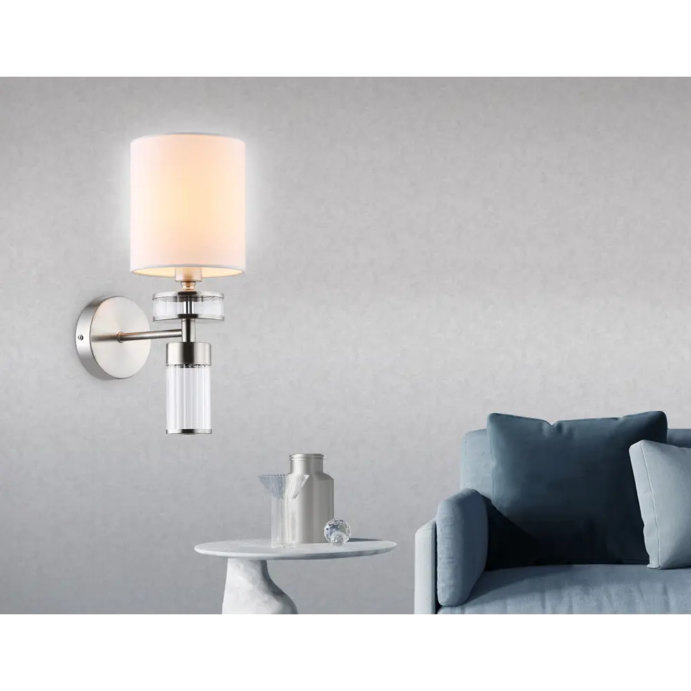Фото 6 Настенный светильник Ambrella light High light Lh71295 цвет белый/никель Фото 6 Настенный светильник Ambrella light High light Lh71295 цвет белый/никель