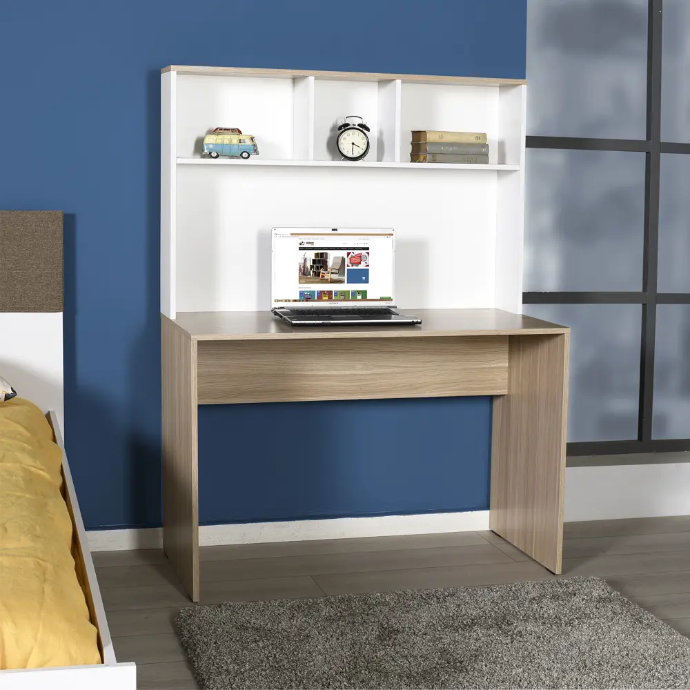 Фото 6 Письменный стол Adore Base Series 110x149x52 см ДСП цвет белый Фото 6 Письменный стол Adore Base Series 110x149x52 см ДСП цвет белый