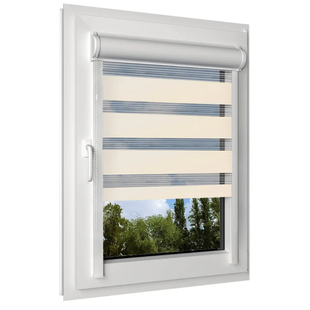 Фото Рулонная штора день/ночь Унистайл LKRZZHEL070185, 70x185 см, желтый