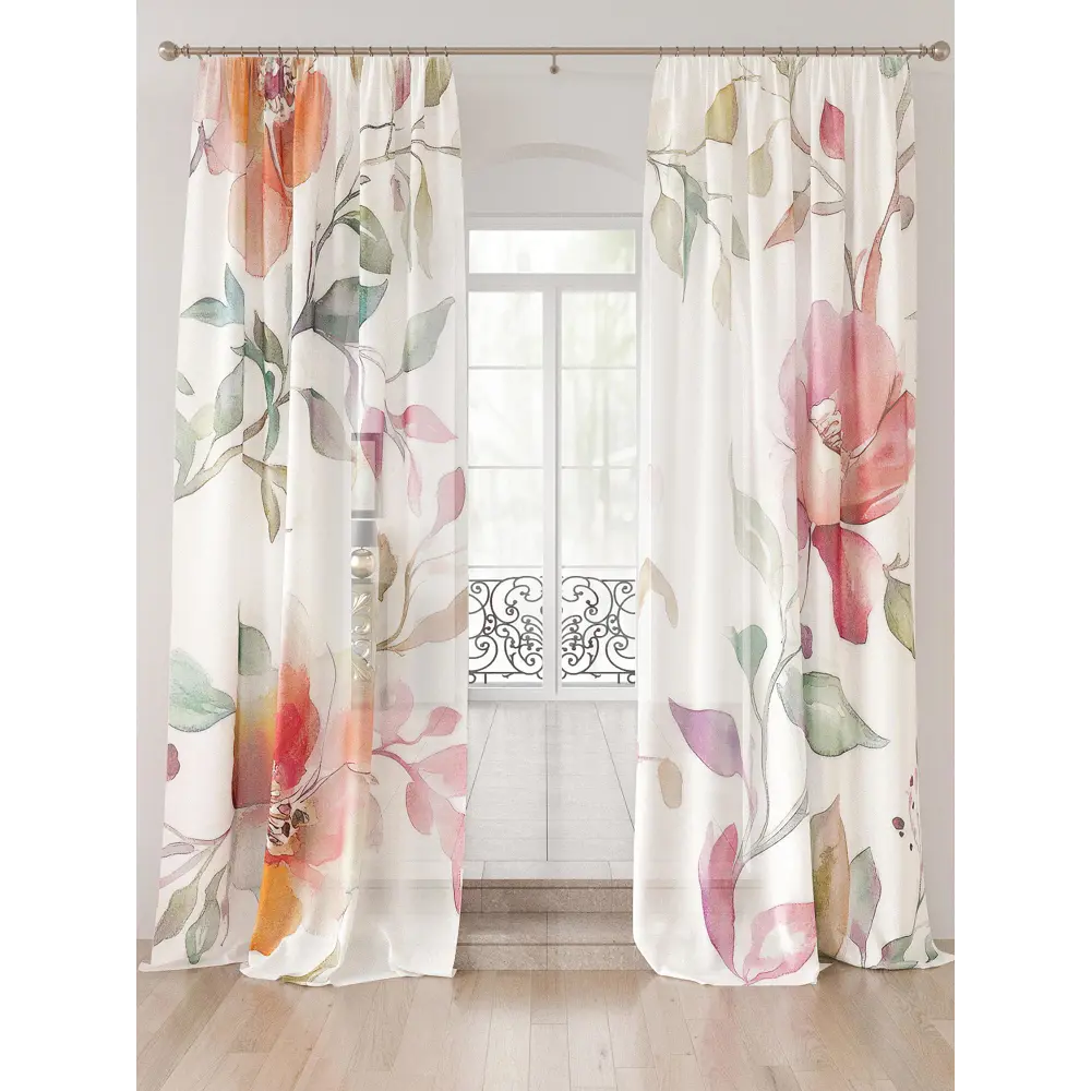 Фото Тюль Comfy way Лоуна - 174 CW754174-230 на шторной ленте 230x150 см цвет белый Фото Тюль Comfy way Лоуна - 174 CW754174-230 на шторной ленте 230x150 см цвет белый