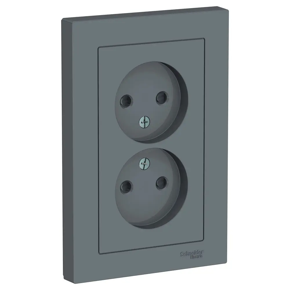 Фото Розетка встраиваемая Systeme electric Серия отсутствует ATN000722 цвет серый