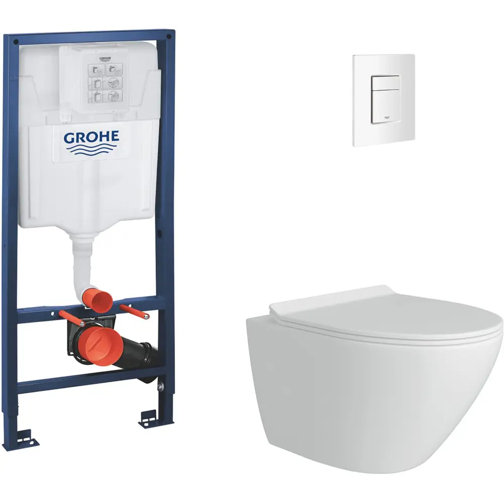 Фото 2 Инсталляция GROHE Rapid SL 3 в 1 с клавишей смыва Skate Cosmopolitan альпин-белый (38772SH0) Alentori FLUIRE унитаз микролифт белый глянцевый Фото 2 Инсталляция GROHE Rapid SL 3 в 1 с клавишей смыва Skate Cosmopolitan альпин-белый (38772SH0) Alentori FLUIRE унитаз микролифт белый глянцевый