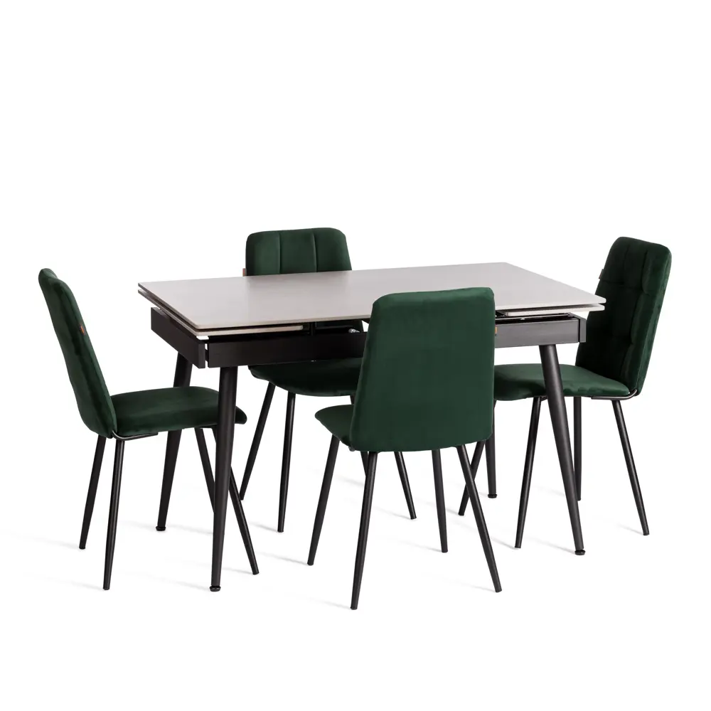 Фото 2 Кухонный стул Tetchair Asti 42x87x54 см велюр цвет изумрудный Фото 2 Кухонный стул Tetchair Asti 42x87x54 см велюр цвет изумрудный