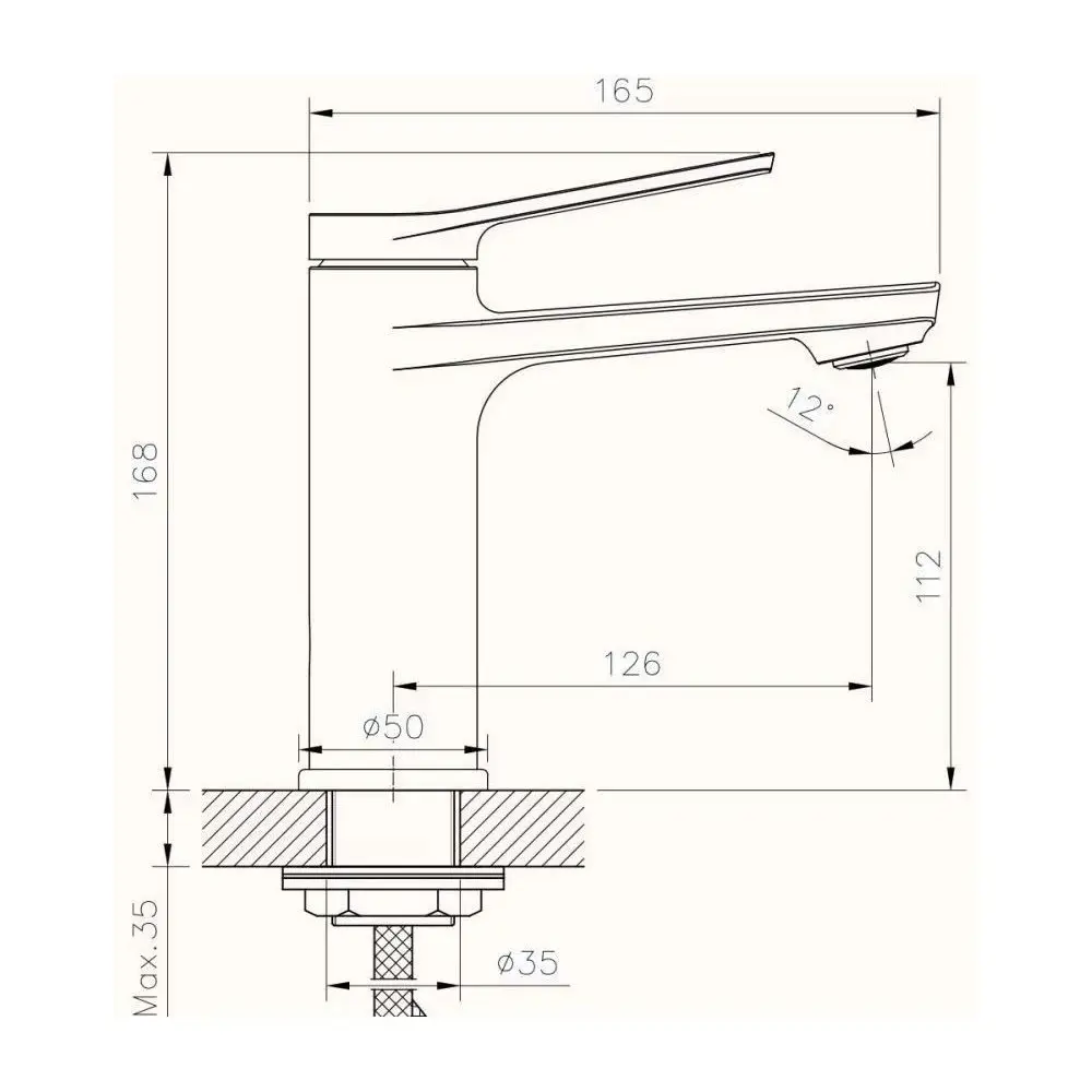 Фото 2 Смеситель для раковины BELZ B10572-7 цвет черный Фото 2 Смеситель для раковины BELZ B10572-7 цвет черный