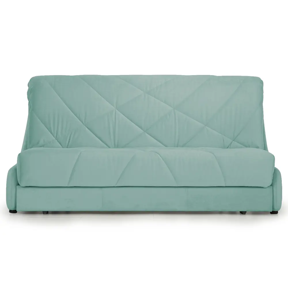 Фото 6 Раскладной диван Beneli с ящиком 174x96x108 см велюр цвет светло-зеленый Фото 6 Раскладной диван Beneli с ящиком 174x96x108 см велюр цвет светло-зеленый