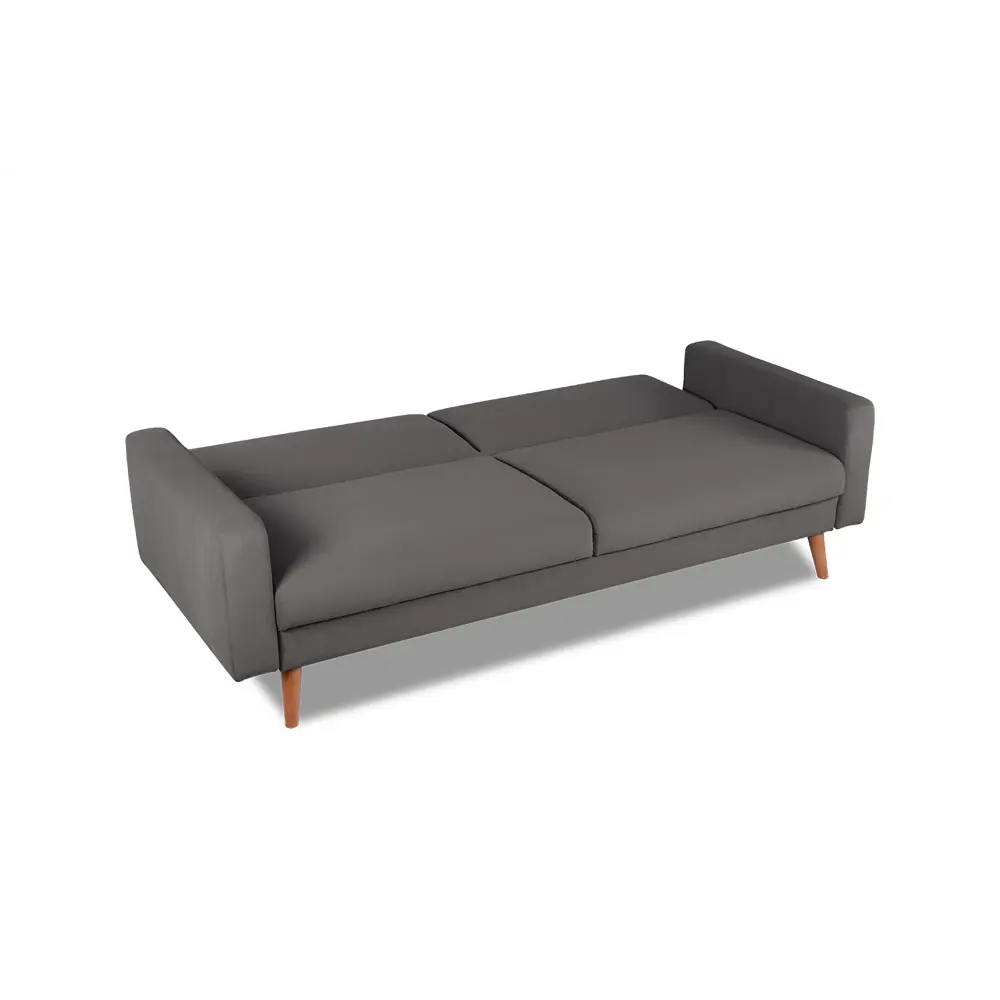 Фото 3 Диван Finsoffa Verden Диван Relax 3 с подушками Велюр Formula 925 Лак прозрачный 216x90x86 см велюр цвет серый